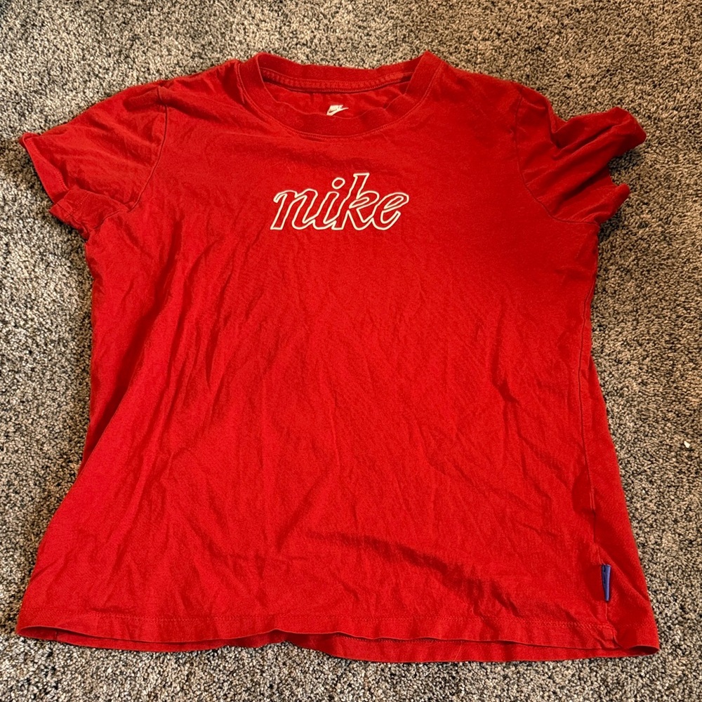Nike Women's Bright Red Short Sleeve Tee